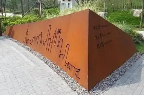 南明耐候钢挡土墙